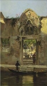 Arch At The Abbey Of The Misericordia, Venice by Antonietta Brandeis