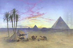 Sunset Over The Pyramids by Henry Stanier