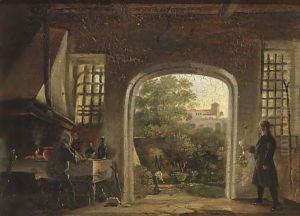 Mein Garten In Rom by Franz Ludwig Catel