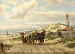 Returning Home by Johannes Hermann Barend Koekkoek