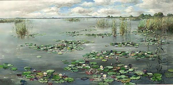 Plasgezicht Met Waterlelies - view 1