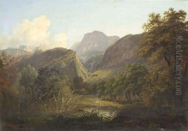A Vieuw Of A Mountainous Landscape. - view 1