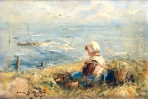 On The Dunes by Robert Gemmell Hutchison