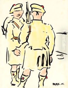 Going On Leave by Francis Campbell Boileau Cadell