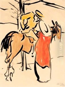 The Rendezvous by Francis Campbell Boileau Cadell