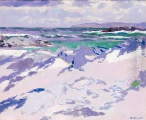 Treshnish Point, Iona by Francis Campbell Boileau Cadell