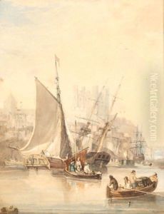 Harbour Scenes by Samuel Owen