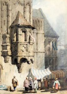 Caen, France by Samuel Prout