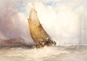 Shipping Off Scarborough 2 by Charles Bentley
