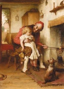 By The Fireside by Alexander Hohenlohe Burr