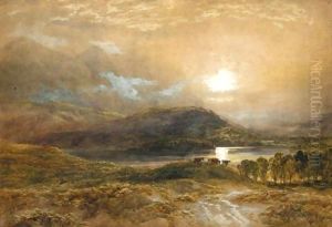 River Landscape With Cattle by Samuel Bough
