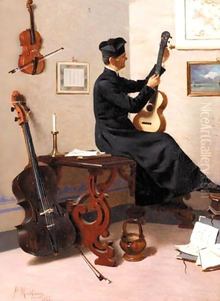 Tuning The Guitar - view 1