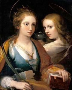 Saints Mary Magdalene And Catherine by Ventura Salimbeni