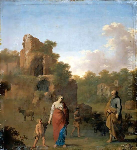 Landscape With The Expulsion Of Hagar And Ishmael - view 1