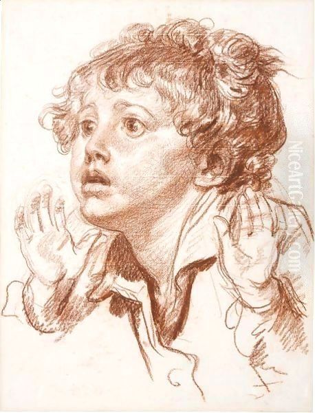 Head Of A Startled Boy - view 1