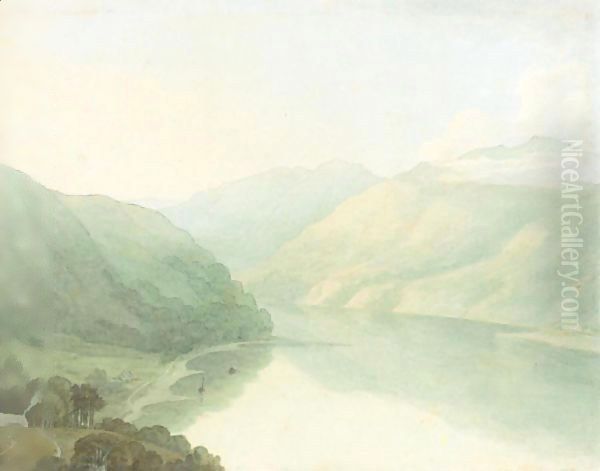View Of Loch Long From A Hill Near Arrochar, Scotland - view 1