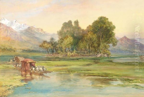 The Isle Of Chunars, Lake Of Cashmere - view 1