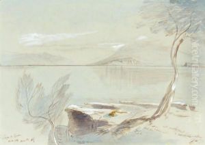 Lake Garda, Italy 2 by Edward Lear