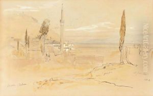 Lamia (Zeituni), Greece by Edward Lear