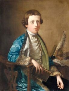 Portrait Of A Boy, Probably John Wolffe (1743-1758) by Giles Hussey