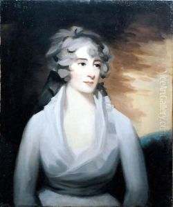 Portrait Of A Lady by John James Masquerier