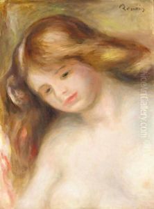 Jeune Femme Au Buste Nu by Pierre Auguste Renoir