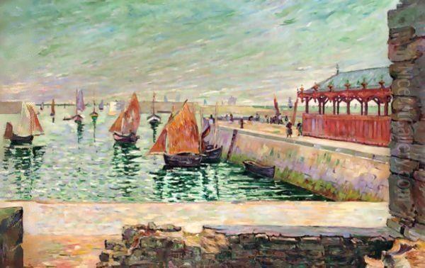Port-En-Bessin. La Halle Aux Poissons - view 1