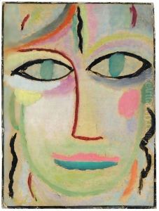 Frauenkopf (Head Of A Woman) by Alexei Jawlensky