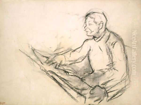 Etude Pour Un Portrait D'Homme (Portrait De Pagans) - view 1