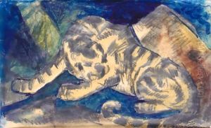 Tiger 2 by Franz Marc