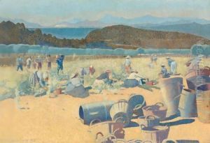 Vendanges (Var) by Henri Edmond Cross