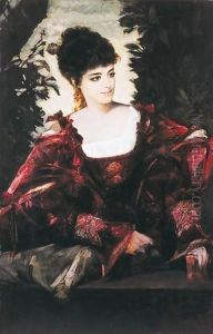 Die Sangerin Emilie Tagliana (The Singer Emilia Tagliana) by Hans Makart