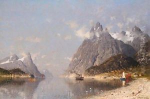 Fra En Norsk Fjord (Norwegian Fjord) by Adelsteen Normann