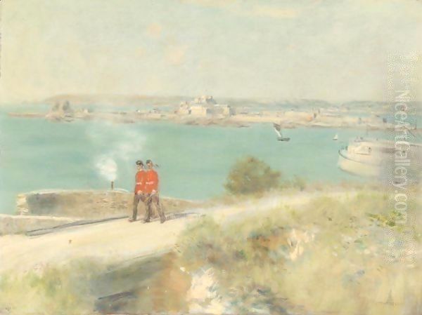 Deux Militaires A Jersey - view 1