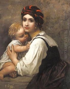 Mere Et Enfant by Gustave Dore