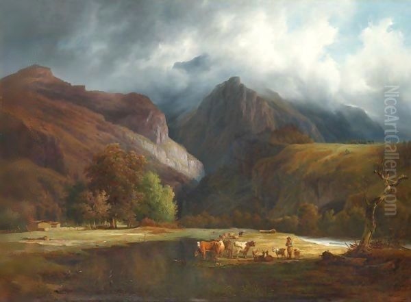 Scene Des Hautes Alpes, 1835 - view 1