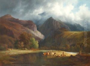 Scene Des Hautes Alpes, 1835