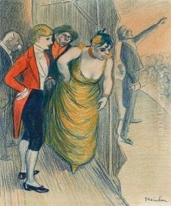 Le Cafe Concert by Theophile Alexandre Steinlen