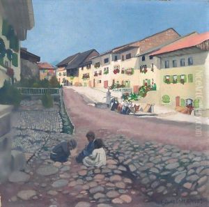 Rue De Gruyeres, 1905 by Felix Edouard Vallotton