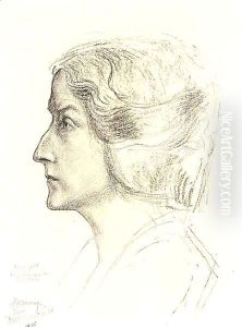 Portrait Of Miek Janssen by Jan Toorop