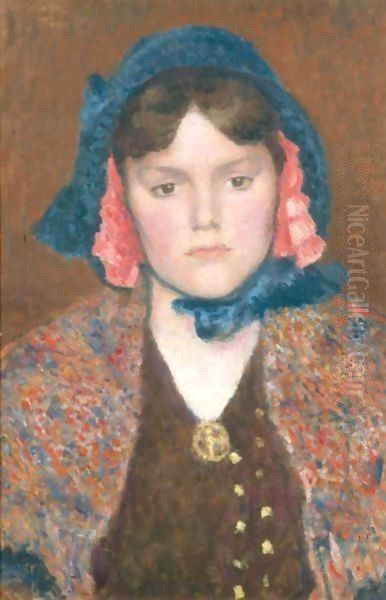 Girl With Shawl - view 1