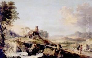 Pastoral Landscape With Figures