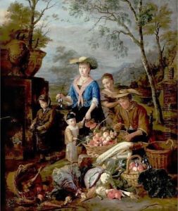 A Vegetable Seller by Pieter Snyers