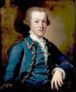 Portrait Of A Gentleman, Said To Be Samuel Jennings by Anton von Maron
