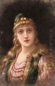 The Gypsy Girl by Emile Eisman Semenovsky
