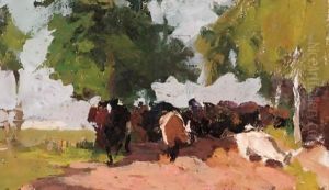 Cattle On A Track Cattle On A Track