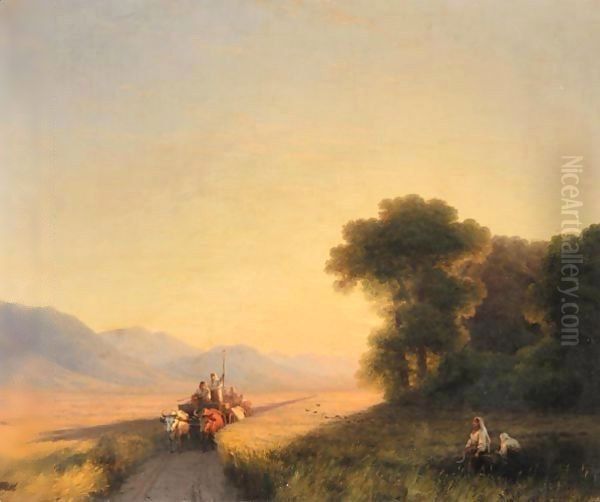 Daybreak Over The Cornfields - view 1