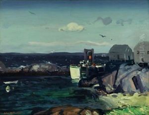 Boat Landing by George Wesley Bellows