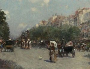 Paris Street Scene 2 by Childe Hassam