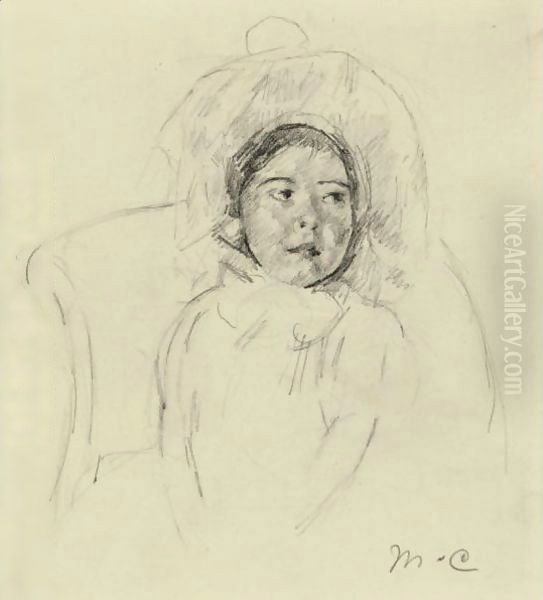 Margot In A Ruffled Bonnet (No. 4) - view 1